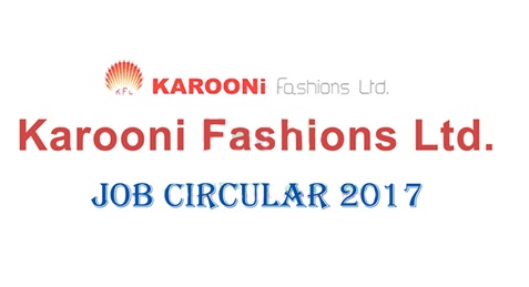 Karooni Fashions Ltd Jobs Circular 2017