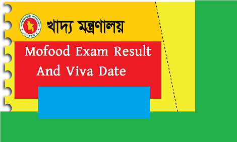 Mofood Viva Date & Exam Result Published