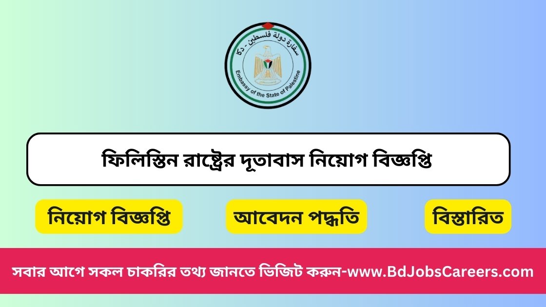 Embassy of the State of Palestine Job Circular